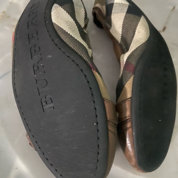 Authentic-BURBERRY Heritage House Check SHIPLEY Ballerina Flats. - Picture 4 of 5